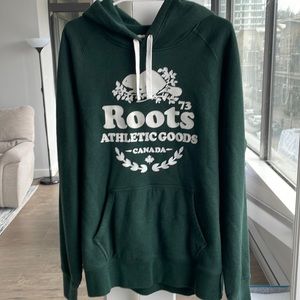 Mens XL Green Roots Athletic Hoodie